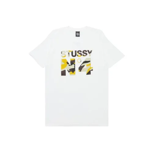 Stussy Белый Мужской T-Рубашки
