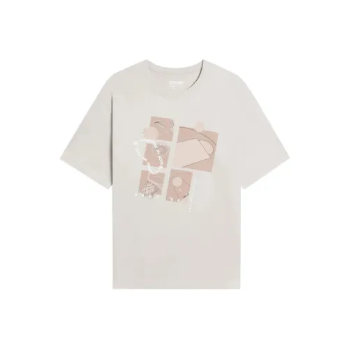 LINING Badfive SEED Желто-серый Унисекс T Рубашки