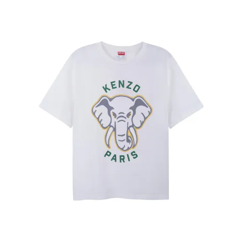 KENZO ELEPHANT Экрю Мужская T-рубашка
