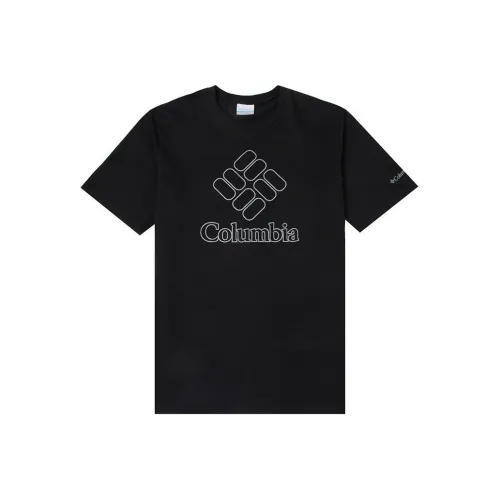 Мужская черная футболка с совместным брендом Columbia