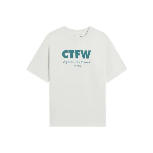 LINING CF Вода Туманно-серый Унисекс T Рубашки