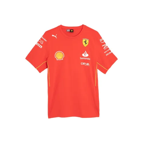 PUMA Scuderia Ferrari Команда T Рубашка Мужская Красная
