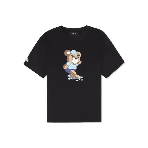 Mlb Base Logo Рукав с спущенным плечом T-рубашка Унисекс Черный