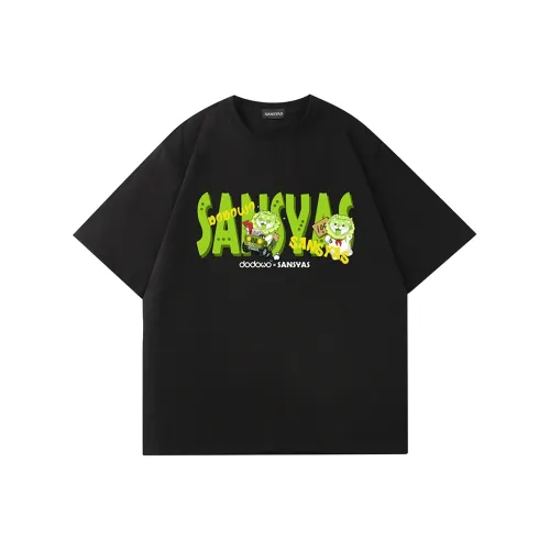 SANSYAS Овощной GENIE Co Branded Модель Унисекс T Рубашки