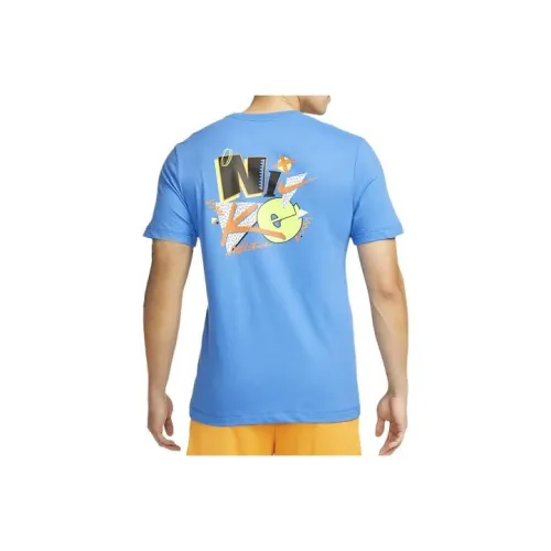 nike Dri Fit T-Shirt Мужской Синий