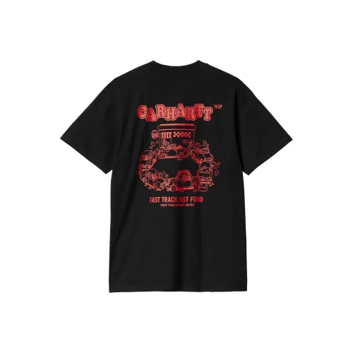 Carhartt WIP SS24 S S Fast Food T-Shirt T-Shirt Мужской Черный