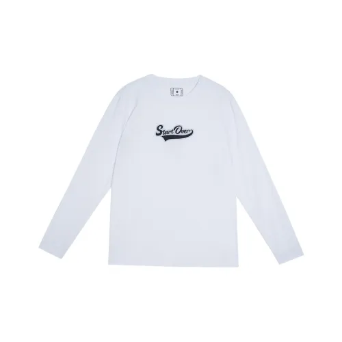 RIGORER Круглый вырез Осенний и Зимний Парный T-рубашка Унисекс