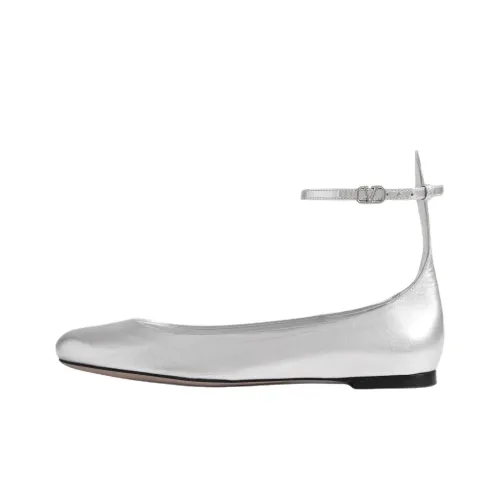 Valentino Коричневый Go Повседневная обувь Женская Серебряная