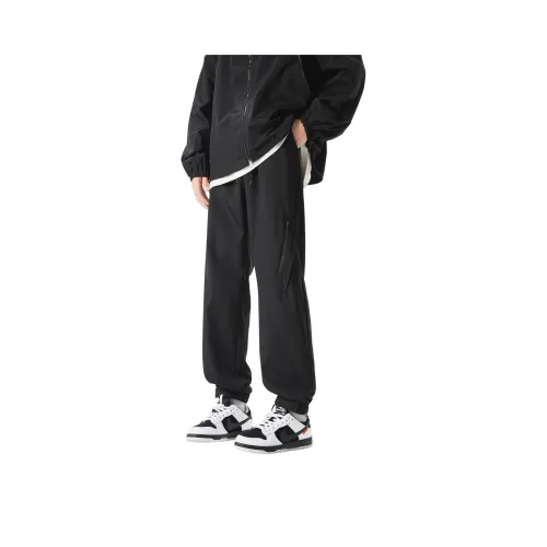 MARK WAFFLE Вязаные тренировочные штаны унисекс черные