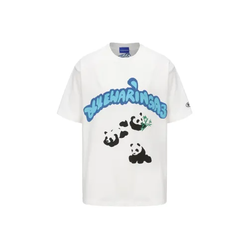 BLUEWARING Белая унисекс футболка