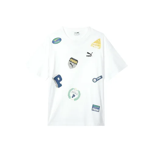 PUMA T-Shirt Унисекс Белый American Vintage