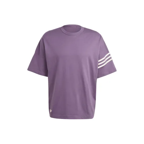 Adidas Originals T-Shirt Мужской Темно-Серый Фиолетовый
