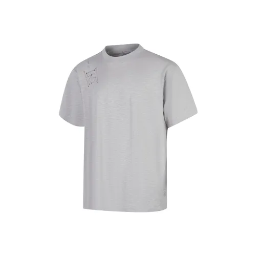 LINING x CHENGLONG LIANMINGKUAN Li Ning x Jackie Chan Co Бренд Kung Fu Series SS23 Рубашка Мужская Серый