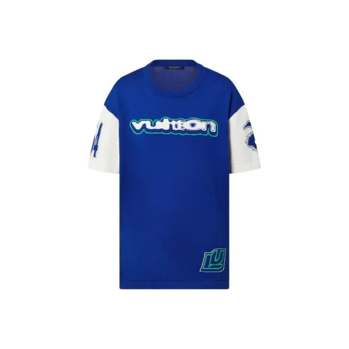 LOUIS VUITTON FW23 T-Рубашка Мужская Синяя