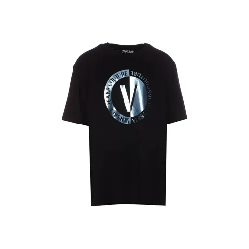 VERSACE JEANS COUTURE SS23 T-Shirt Мужской Черный