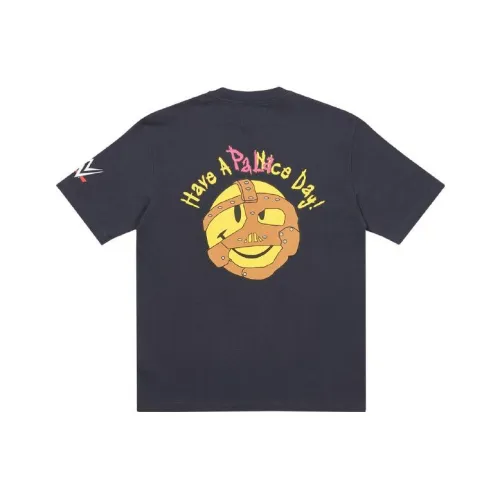 Дворцовый X WWE SS23 Co Branded SERIES Синяя Унисекс Футболка