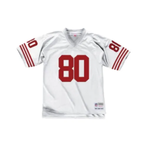 Mitchell Ness Светло-серый Унисекс Футболка