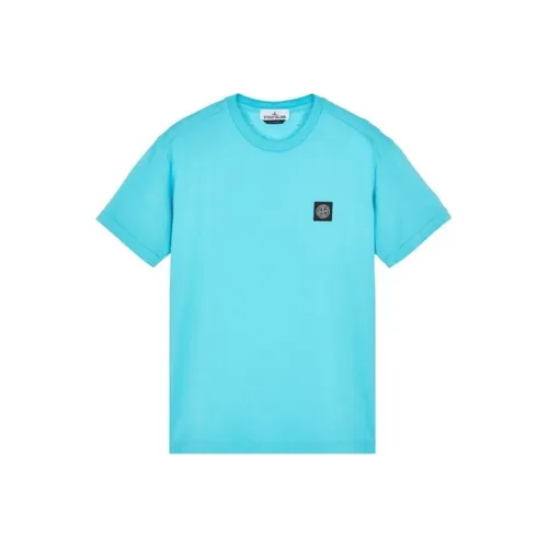 Stone Island Royal Blue Мужская T-Рубашка