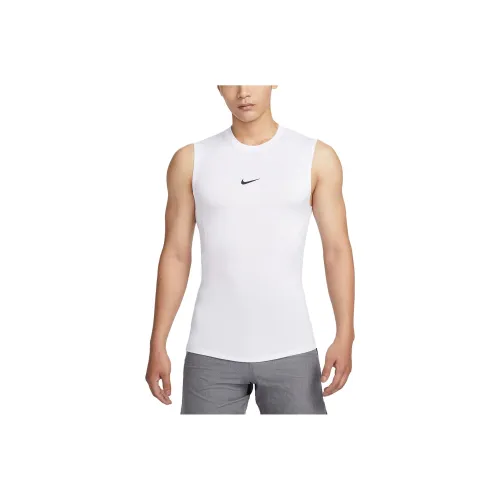 Nike Pro Dri Fit T-Shirt Мужской Белый
