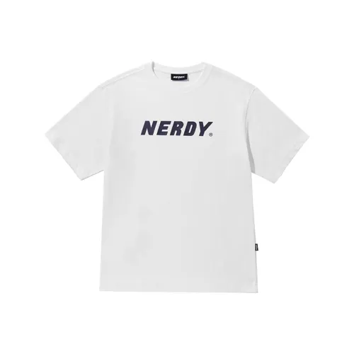 Nerdy Темно-синяя Унисекс Футболка