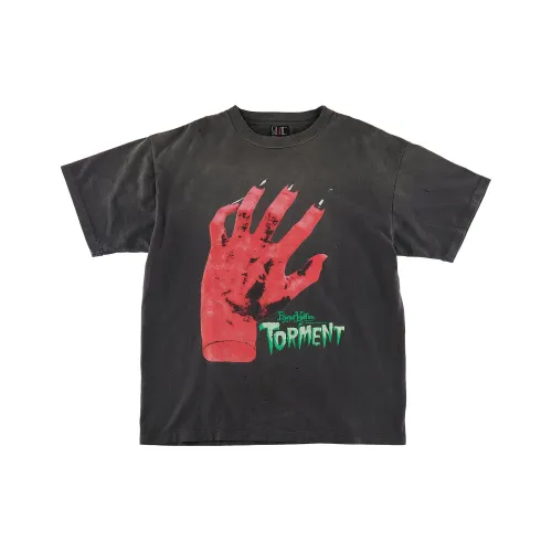 SAINT Mxxxxxx Черный Унисекс T-рубашки