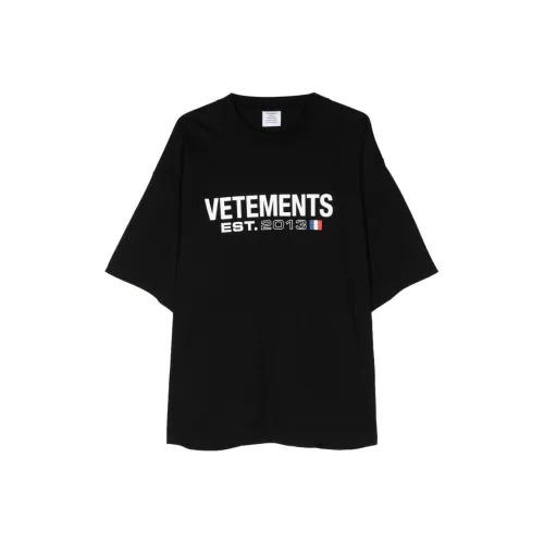 Vetements Черные Мужские T-Рубашки