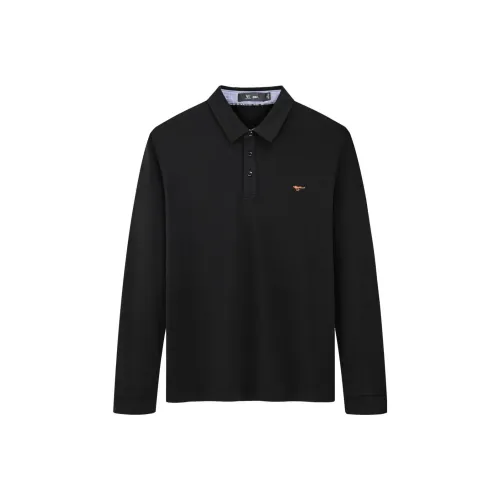 SEPTWOLVES Черные Мужские T-Рубашки