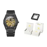 Стальной браслет, чисто черный [Роскошная коробка включена]