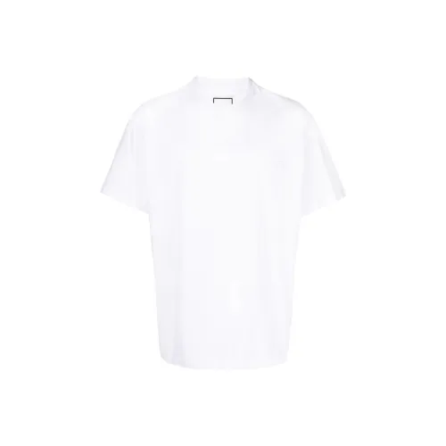 WOOYOUNGMI Белая Мужская T-Рубашка