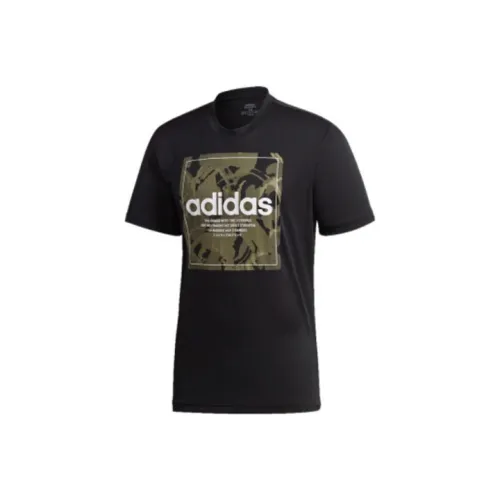 Adidas Мужские черные футболки