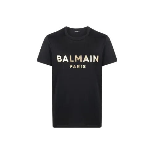 BALMAIN Мужские черные T-рубашки