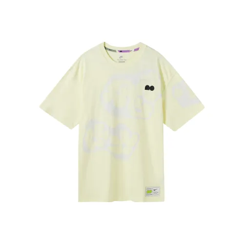 Nike X Naomi Osaka Co Брендированная Серия Кокосовое молоко Мужские T-рубашки