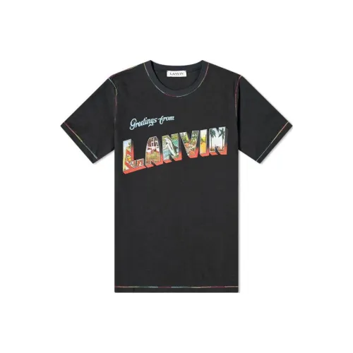 Lanvin Мужские черные рубашки T