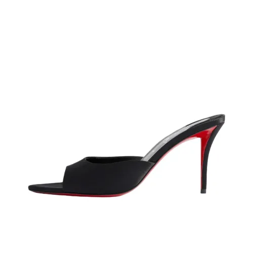 CL Шлепанцы 8 см Женские Черные