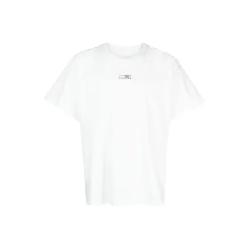 MM6 Maison Margiela совместная брендированная рубашка T Мужская Белая