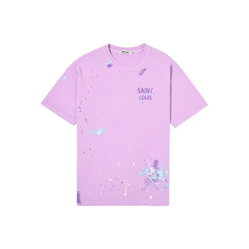 SSSAINT LOUIS Фиолетовая Унисекс Т-рубашка