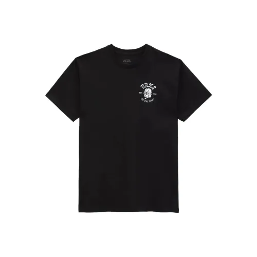 VANS SHAKEN SKULLS Черная мужская футболка с коротким рукавом