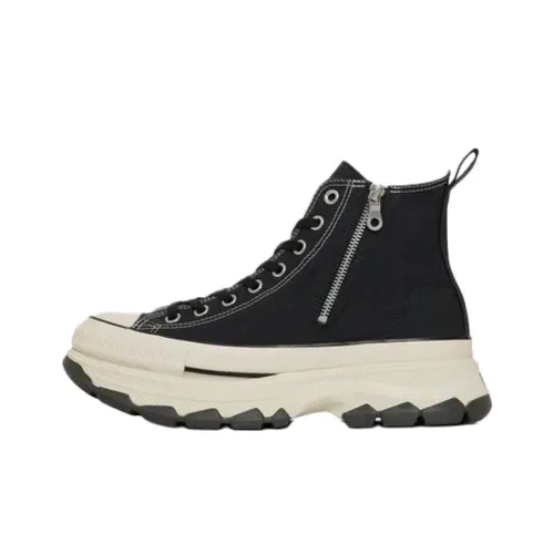 Конверс All Star Trekwave Abrasion Resistant визуально увеличивает рост Высокие кеды Унисекс Черный