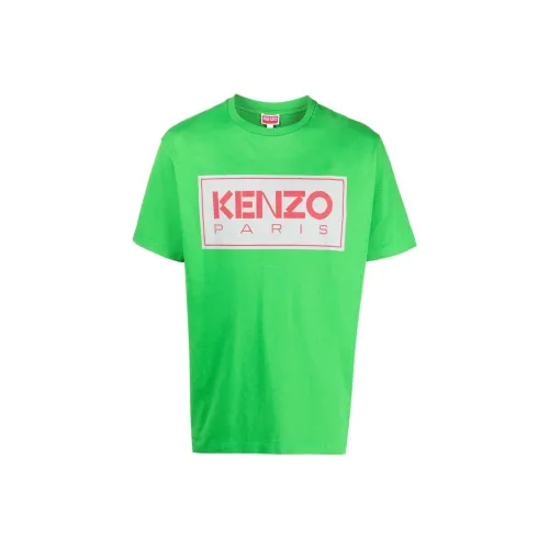 KENZO Зеленые Мужские T-рубашки