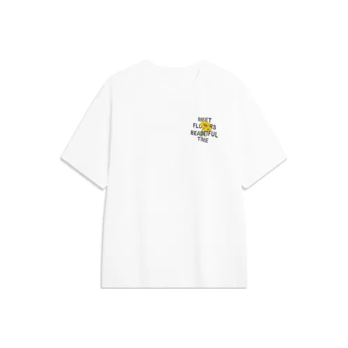 Т-рубашка с подкладкой унисекс стандартный белый