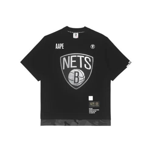 Aape x NBA Co Бренд T-Рубашка Мужская