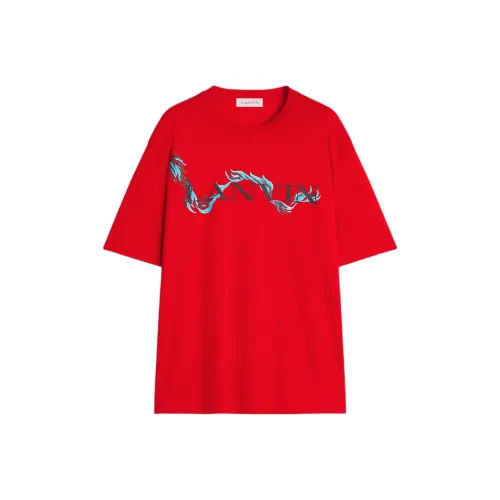 Lanvin Красная Унисекс Футболка