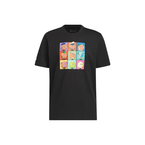 Adidas Комплект с короткими рукавами T-рубашка мужская черная