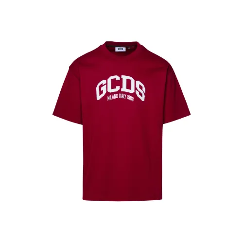 GCDS Red Men's T-Shirts GCDS Красные Мужские Футболки