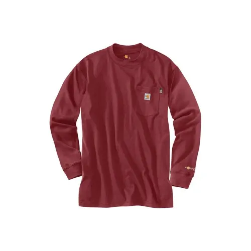 Carhartt Пламя RESISTANT FORCE Хлопок Длинный T Рубашка Мужская