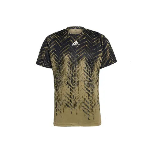 Adidas Черный/Золотой Мужская T-Рубашка