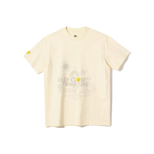 New Era New Era X SMILEYWORLD Сливочный Унисекс Футболка