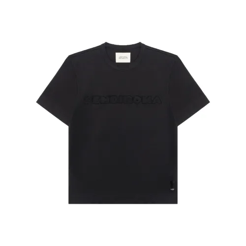 FENDI Мужские черные T-рубашки