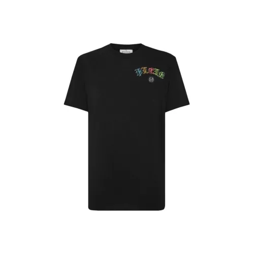 PHILIPP PLEIN Мужские черные рубашки T