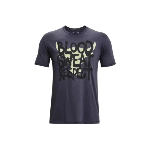 Under Armour Морской Синий Мужская Футболка